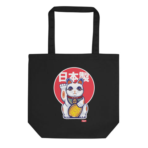 Made in Japan - Maneki-Neko - Red - Eco Tote Bag