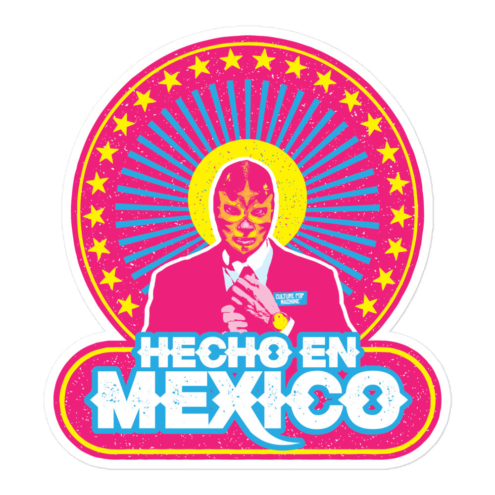 Made in Mexico - El Luchador - 5.5" x 5.5" Sticker