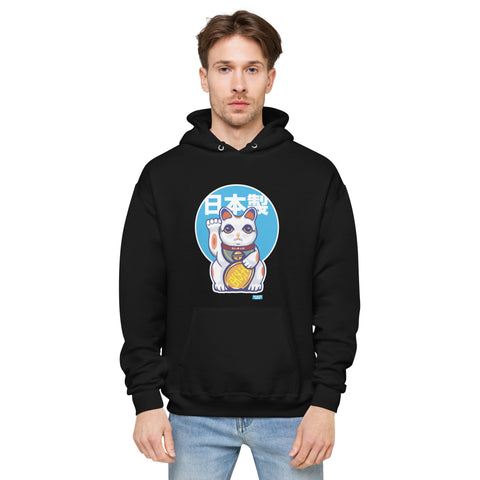 Made in Japan - Hoodie - Maneki-Neko - Blue