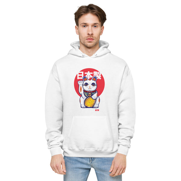 Made in Japan - Hoodie - Maneki-Neko - Red