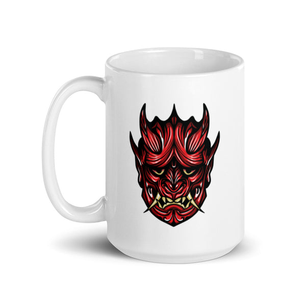 Made in Japan - Oni Mask - Red - 15oz Mug